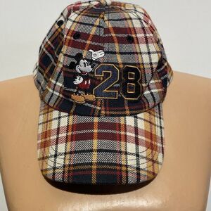 Disney Parks Authentic Original Embroidered Mickey Mouse Strap Back Baseball Cap